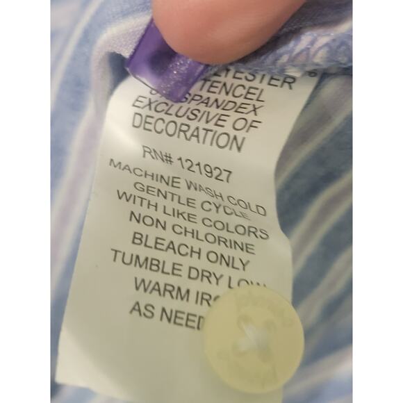 Johnnie-O  Declan Striped Top Shelf Performance Golf Polo Blue Mens Size 2XL - Picture 4 of 8